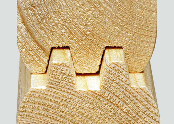 58mm Blockbohlen Saunabau