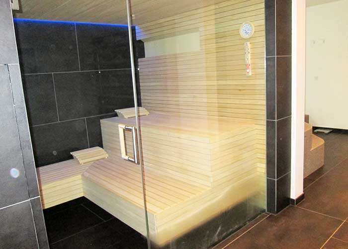 Dampfbadsauna und Designsauna