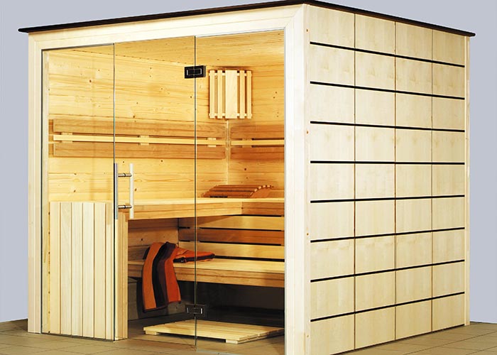 Heimsauna Außenverkleidung