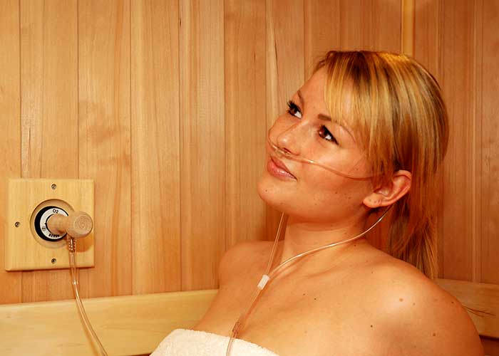 Sauerstoffsauna Anschluss