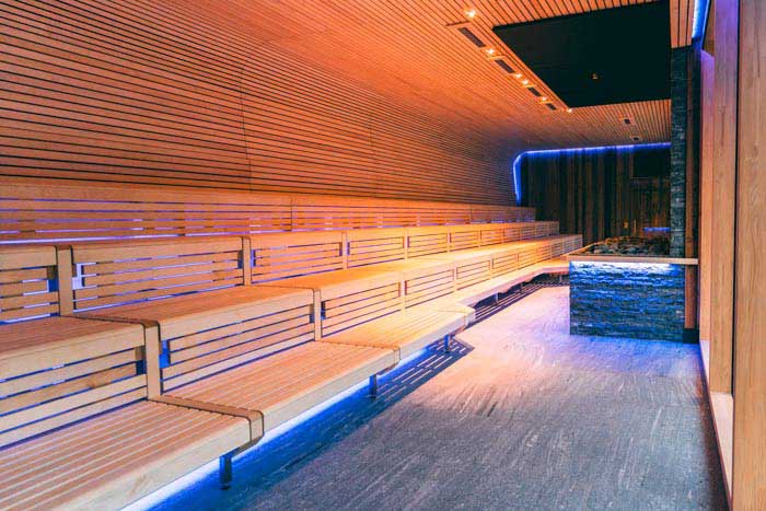 GARTENsauna: 100 m² große Eventsauna mit Platz für 80 Personen