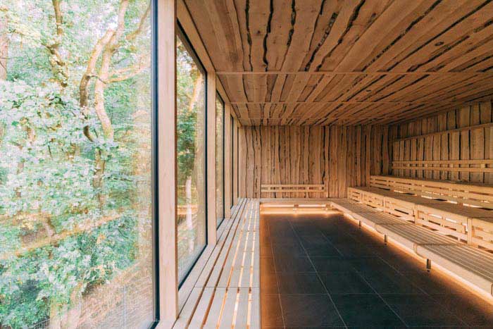 12 m über der GARTENsauna: die WALDsauna