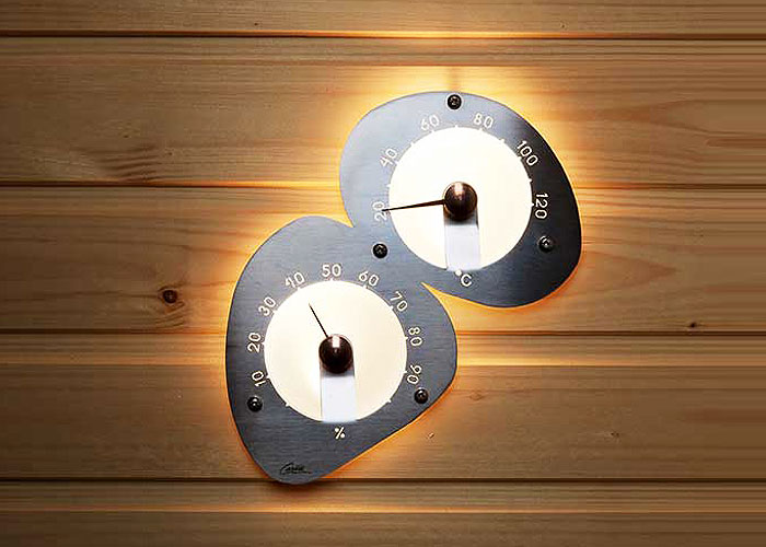 Sauna Ausstattung Themometer