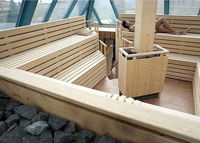 Saunaanlage Houten, Utrecht Sauna, Dampfbad, Anlage (innen, außen), Salz-Sauna, Tepidarium